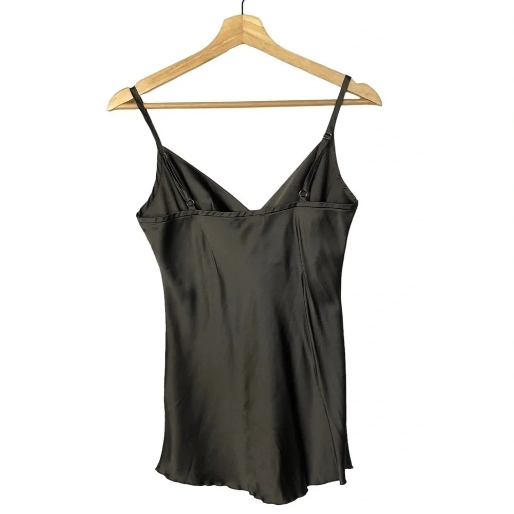 Repeat the Shirt Y2K Gray Silk Wrap Cami Tank Top S‎